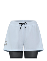 Daehlie - Shorts Run 2 In 1 Wmn - Treniruočių šortai - Mėlyna