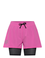 Daehlie - Shorts Run 2 In 1 Wmn - Treniruočių šortai - Rožinė