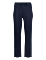 Gant - Relaxed Linen Ds Pants - Lininės kelnės - Mėlyna