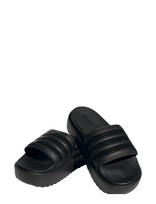 Adidas Sportswear - Adilette Platform - Baseino šlepetės - Juoda
