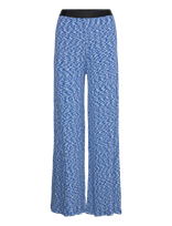 Mads Nørgaard - 2X2 Cotton Space Veran Pants - Plačios kelnės - Mėlyna