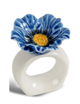 Byon - Napkin Ring Poppy 2Pcs/Set - Servetėlių žiedai ir laikikliai - Mėlyna