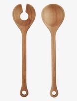 House Doctor - Salad Servers, Hdeya, Nature - Salotų serviravimo indas - Ruda
