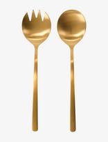 House Doctor - Salad Servers, Hdgolden, Golden - Salotų serviravimo indas - Aukso