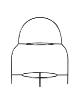 House Doctor - Plate Stand, Hdsana, Silver Finish - Stalo serviravimo rinkinys - Sidabro