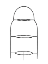 House Doctor - Plate Stand, Hdsana, Silver Finish - Stalo serviravimo rinkinys - Sidabro