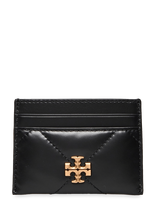 Tory Burch - Kira Diamond Quilt Card Case - Kortelių dėklas - Juoda