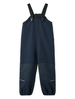 Name It - Nmnalfa08 Softshell Bib Pant Solid Fo - Minkštos kelnės - Tamsiai mėlyna