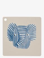 OYOY MINI - Placemat Erik Elephant - Padėkliukas - Marga / raštuota