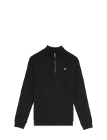 Lyle & Scott - Quarter Zip Pullover - Megztinis - Juoda