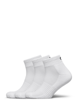 BACKTEE - Backtee Ankle Sock (1X3 Pairs) - Futbolo kojinės iki kulkšnių - Balta