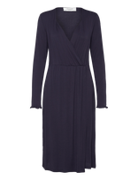 Rosemunde - Biarritz Ls Dress - Iki kelių ir midi suknelės - Tamsiai mėlyna
