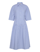Stella Nova - Striped Midi Dress - Iki kelių ir midi suknelės - Mėlyna