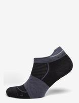 Icebreaker - Women Merino Blend Run+ Ultralight Micro - Futbolo kojinės iki kulkšnių - Juoda