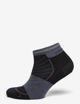 Icebreaker - Women Merino Blend Run+ Ultralight Mini - Futbolo kojinės iki kulkšnių - Juoda