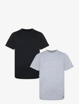 Nike - Nike Boys 2Pk Crew Undershirt - Marškinėliai trumpomis rankovėmis - Juoda
