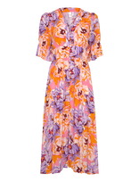 YAS - Yasfarron 2/4 Midi Dress S. - Show - Iki kelių ir midi suknelės - Marga / raštuota