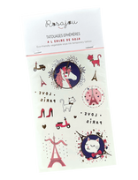 ROSAJOU - Temporary Tattoos (Vegetable Soya Ink) - Makiažui - Marga / raštuota