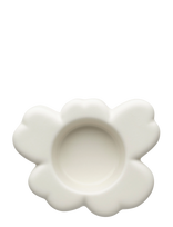 Marimekko Home - Unikko Tealight Holder 10X3Cm - Žvakių laikiklis - Balta