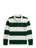Ralph Lauren Kids - The Iconic Rugby Shirt - Ilgarankoviai polo marškinėliai - Žalia