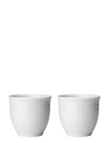 Rörstrand - Swgr Egg Cup 4Cl Snow 2Pc - Kiaušinių indelis - Balta