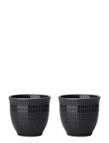 Rörstrand - Swgr Egg Cup 4Cl Stone 2Pc - Kiaušinių indelis - Juoda