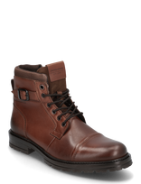 Jack & Jones - Jfwdexter Leather Boot Sn - Suvarstomi batai - Ruda