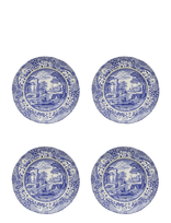 Spode - Blue Italian Lunch Plate 4-Pack - Vakarienės lėkštės - Mėlyna