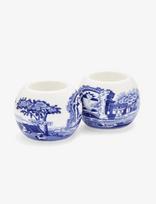 Spode - Blue Italian Tealight Holders - Set Of 2 - Žvakių laikiklis - Mėlyna