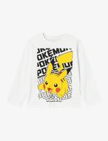 Name It - Nkmamas Pokemon Ls Nreg Top Box Noos Sky - Ilgarankoviai marškinėliai - Balta