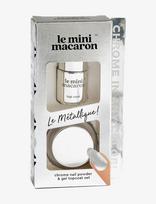 Le Mini Macaron - Chrome Powder Set Le Métallique! - Gelinis nagų lakas - Marga / raštuota