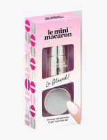 Le Mini Macaron - Chrome Powder Set Le Glazed! - Gelinis nagų lakas - Nude