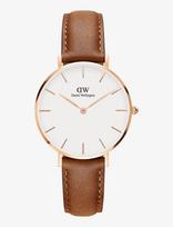 Daniel Wellington - Petite 28 Durham Rg White - Analoginis laikrodis - Aukso