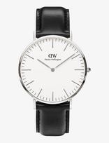 Daniel Wellington - Classic 40 Sheffield S White - Analoginis laikrodis - Sidabro