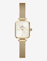 Daniel Wellington - Quadro Mini 15.4X18.2 Evergold G Champagne - Analoginis laikrodis - Aukso