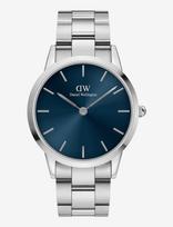 Daniel Wellington - Iconic Link Arctic 40 S Blue - Analoginis laikrodis - Sidabro