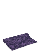 Gaiam - Purple Lattice Yoga Mat 4Mm Classic Printed - Jogos kilimėliai ir priedai - Violetinė