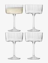 LSA International - Cocktail-/Champagneglas Gio Line, 4-Pak - Šampano taurės - Nude