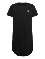 URBAN QUEST - Women Bamboo S/S Night Dress - Naktiniai marškiniai - Juoda