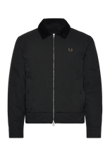 Fred Perry - Cotton Caban Jacket - Paminkštinta striukė - Juoda