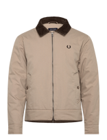 Fred Perry - Cotton Caban Jacket - Paminkštinta striukė - Smėlio