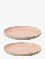 Stelton - Emma Middagstallerken Ø 24 Cm 2 Stk Rose - Vakarienės lėkštės - Rožinė