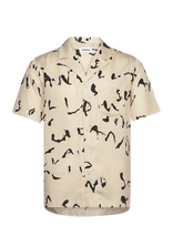 Soulland - Orson Shirt - Marškinėliai trumpomis rankovėmis - Kreminė spalva