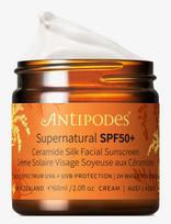 Antipodes - Supernatural Spf50 Ceramide Silk Facial Sunscreen - Dieninis veido kremas - Nude