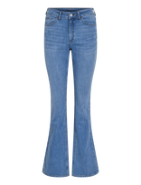 Vila - Vibetty Rw Flared Jeans Lbd Osc239-Noos - Platėjančios kelnės - Mėlyna