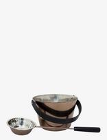Emendo - Sauna Bucket + Ladle - Pirties aksesuarai - Nude