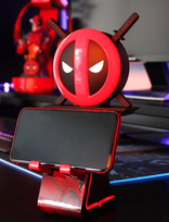 Cable Guy - Cable Guys - Ikon - Deadpool- Mobil And Consol Holder - Dekoravimo aksesuaras - Marga / raštuota
