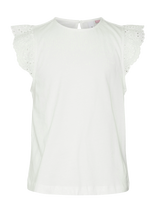 Vero Moda Girl - Vmemily Sl Gathering Top Jrs Girl Noos - Palaidinės ir tunikos - Balta