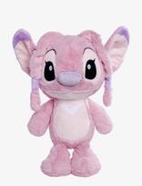 Lilo & Stitch - Disney Flopsies Angel, 25Cm - Pliušinis žaislas - Rožinė