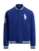 Polo Ralph Lauren - Big Pony Fleece Baseball Jacket - Beisbolo striukė - Mėlyna